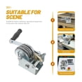 thumbnail image 4 of Hand Winch 600-3000 Pounds Manual Winch, Wire Rope Traction Hoisting Winch Complete Specifications Winches ,Excellent Towing Capacity, 4 of 7