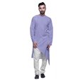 thumbnail image 1 of Atasi Printed Ethnic Kurta With White Churidar Pajama Set For Men Summer Wear, 1 of 3