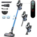 Roanow Nettoyant à vide sans fil, 38KPA/50Mins avec Aspirateur sans fil pour le plancher de bois franc Pet