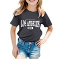 thumbnail image 1 of Camisole avec Soutien-Gorge, Mode Décontractée pour Enfants, Imprimé, Col Rond, Manches Courtes, T-Shirt Ample, 1 of 4