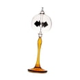 thumbnail image 2 of ziyahi Solar Crookes Radiometer Glass Desktop Ornament Entrance Yellow for Shelf Bookshelf Yellow 9x21 cm, 2 of 6