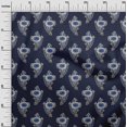 thumbnail image 2 of oneOone Cotton Flex Fabric Leaves & Floral Block Print Fabric BTY 40 Inch Wide, 2 of 4