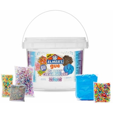 Elmer's Gue Seau de Slime Prémonté 3 Lb avec Mélange-Ins-Transparent