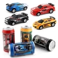 thumbnail image 4 of 6 Colors RC Car Can Box Car Creative Mini RC Car Radio Remote Control Light Micro Racing Car Children's Toys JNHPMSRD025663600314, 4 of 6