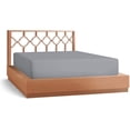 thumbnail image 2 of 500 Thread Count 100% Egyptian Cotton 3-Piece Fitted Sheet ( 1 Fitted Sheet + 2 Pillow Covers) 18 Inches Deep Pocket Size Solid Pattern, 2 of 4