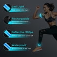 thumbnail image 2 of Rechargeable Led Armband | High Visibility Led Running Lights For Runners | Reflective Running Gear Light Up Armbands Reflectors, 2 of 5