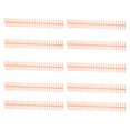 thumbnail image 3 of Spiral Binding Coil, 16mm Inner Diameter 10Pcs Pretty Colour Sheet Binding Comb  For Page Orange, 3 of 8