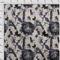 thumbnail image 4 of oneOone Cotton Cambric Teal Blue Fabric Abstract Texture Craft Projects Decor Fabric Printed By The Yard 56 Inch Wide, 4 of 4
