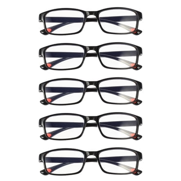 5Pcs Reading Glasses Fatigue Resist Glass The Elderly Glasses Indoor Reading Glasses Readers for Men