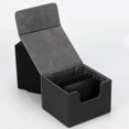 thumbnail image 3 of rcstronger Trading Card Deck Case Hold 140+ Cards Card Organization Box black gray, 3 of 8