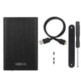 thumbnail image 2 of USB 3.0 to USB2.0 SSD Case, External Portable Professional SSD Case Hard Drive Enclosure Hard Drive Case for Men Women for 2.5 Inch 7-9.5MMHDD and SSD Laptop Hard Drive, 2 of 7