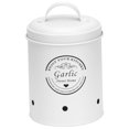 thumbnail image 3 of Potato Storage Tins Food Storage Container with Aerating Holes Kitchen Storage Canister Vegetables Storage Bin for Farmhouse Decor Countertop Small White, 3 of 8