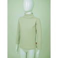 thumbnail image 4 of Yeahdor Chandails Thermiques à Manches Longues pour Garçon Fille, Doublés en Molleton, Couche de Base de Compression, T-Shirts à Col Rond, T-Shirts Doux, Vert 100, 4 of 8