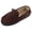 Chocolat Noir, variante sur Isotoner Pantoufle Mocassin en Microsuède pour Homme avec Point Fouetté