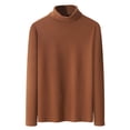 thumbnail image 1 of HAiming Chandails Thermiques à Col Roulé pour Hommes Couche de Base Décontractée Manches Longues Chandail Léger Automne Hiver Hauts Chauds, 1 of 5