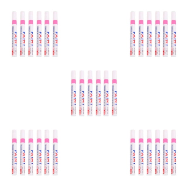 relayinert 6piece Paint Marker Pen Set Easy To On Any Surface Waterproof And Quick Drying Marker Pens rose hermosa 5Set