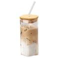 thumbnail image 2 of Coffee Glass Cup, Home Decor, Kitchen, Drinkware, 350ml Transparent Glass, Everyday Use, 2 of 6