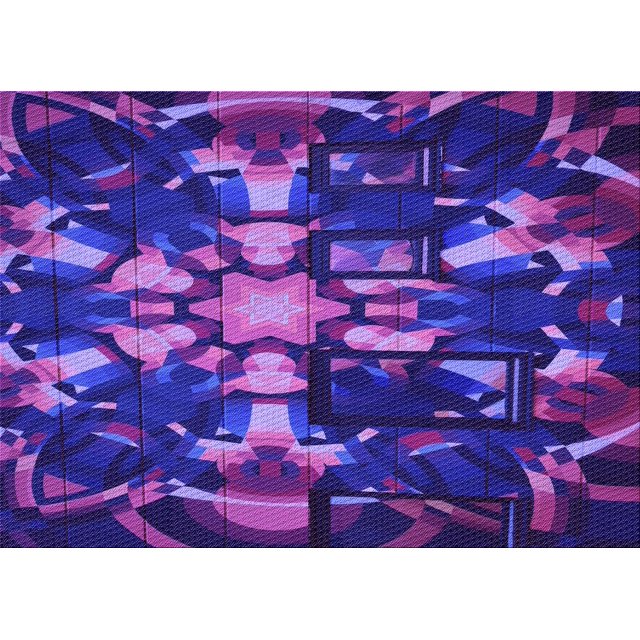 Ahgly Company Tapis Rectangulaire Lavable en Machine Intérieur Transitionnel Violet Vif, 2 Pieds x 4 Pieds