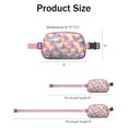 thumbnail image 4 of Boho Tropical Paradise Belt Bag – Colorful Palm Tree Fanny Pack with Hawaii Island Aesthetic, 4 of 4
