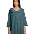 thumbnail image 3 of Moomaya Robe de Nuit d'Allaitement en Coton pour Femmes, Unie, à Col Rond, 3 of 6