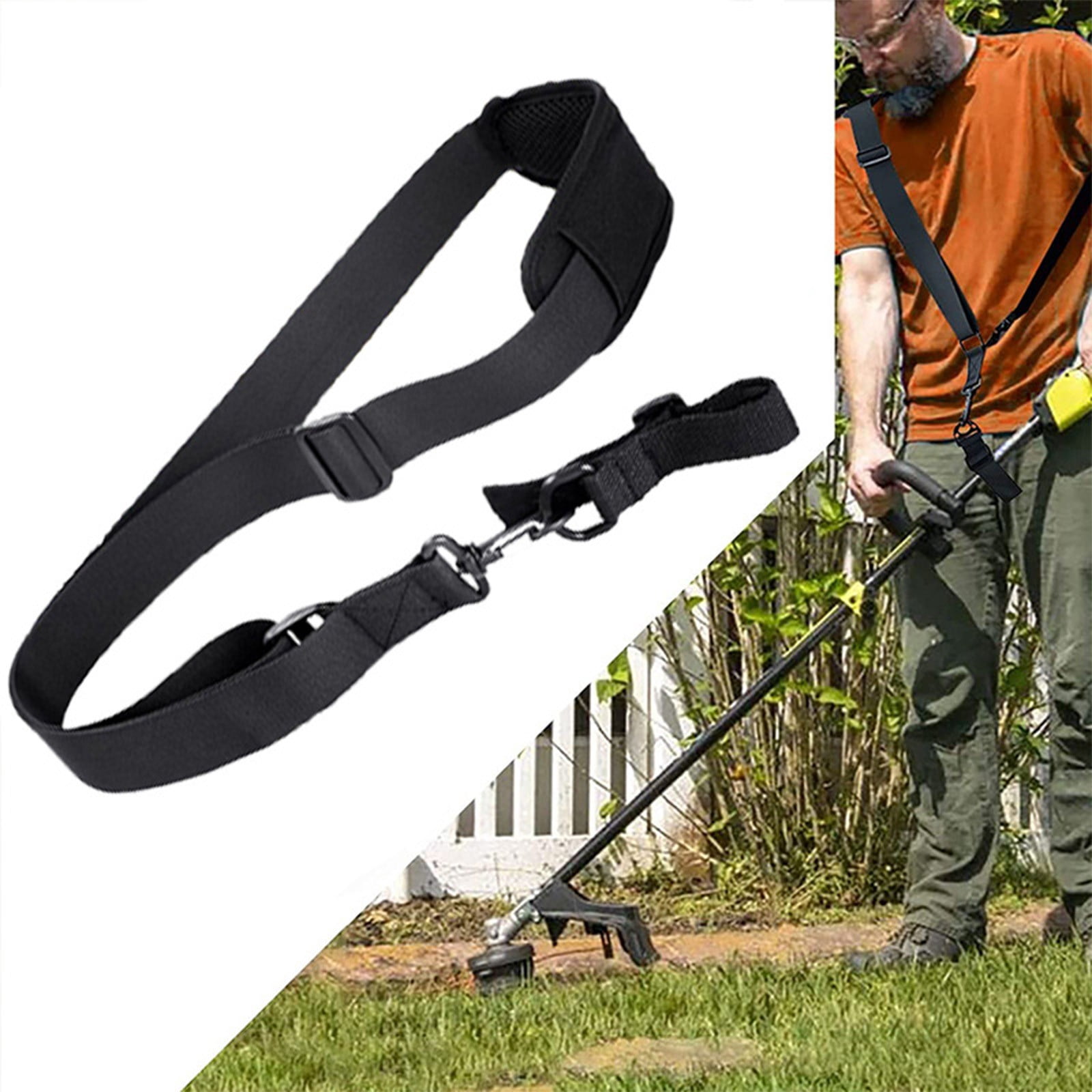 Dvkptbk Belt type lawns mower lawnmower blower with nylon adjustable shoulder strap 47.2 inches x 2 inches home decor