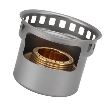 Réchaud à Alcool, Brûleur à Alcool Réchaud à Alcool Brûleur Coupe-Vent Portable en Alliage d'Aluminium Réchaud de Randonnée pour Camping Pique-Nique