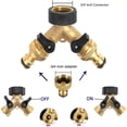 thumbnail image 3 of EGNMCR 2 Way Dispenser Water Water Connection Dispenser Faucet Dispenser Y Distributor Inlet Hose Dispenser Water Connection Adapter Garden The shunt, 3 of 8
