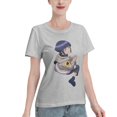 thumbnail image 2 of T-Shirt Basique à Manches Courtes pour Femmes Naruto Hinata, 2 of 6