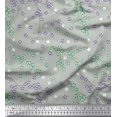 thumbnail image 1 of Soimoi Rayon Fabric Flower Artistic Printed Fabric 1 Yard 42 Inch Wide, 1 of 3