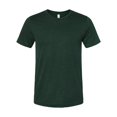 thumbnail image 1 of Bella Canvas Mens CVC Jersey Tee, XS, Heather Emerald, 1 of 2