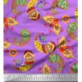 thumbnail image 1 of Soimoi Georgette Viscose Fabric Artistic Paisley Decor Fabric Printed Yard 42 Inch Wide, 1 of 3