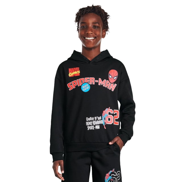 Marvel Boys' Spider-Man Graphic Hoodie
