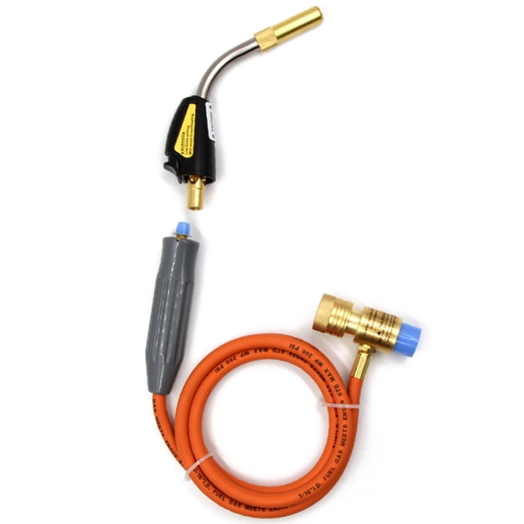 Amdohai Mapp Welding Propane Torch with Self Ignition Trigger and 1.5m Hose Fit for BBQ Food Heating Soldering