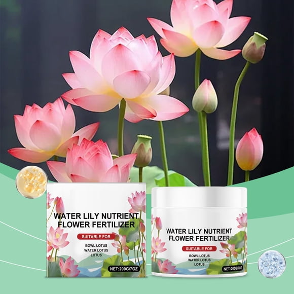 Water Lily Nutrient Solution with Balanced Formulation, Fertilizer for Aquatic Plants to Promote Growth in Garden Ponds
