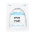 thumbnail image 1 of 10 Pcs Fil de Voûte Plantaire Orthodontique en Acier Inoxydable Rectangulaire Orthoforme Ovale, 1 of 11