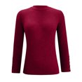 thumbnail image 5 of Pisexur Pull Col Roulé pour Femmes Couleur Unie Pulls Courts pour Femmes Tunique Pull Tricoté pour Femmes Décontracté Manches Longues Pulls d'Automne Pull Col Rond Hauts, 5 of 5