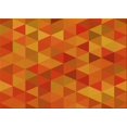 thumbnail image 1 of Ahgly Company Machine Washable Indoor Rectangle Transitional Neon Orange Area Rugs, 2' x 3', 1 of 7