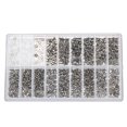thumbnail image 2 of 1000pcs Eyeglass Sunglass Repair Screws Kit with Tweezers Screwdriver Tiny Micro Screws Nuts Assortment, 2 of 9