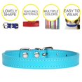thumbnail image 4 of Faux Leather Collar Metal Buckle Pet Collar Adjustable Pet Collar for Small Dogs, 4 of 10