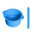 thumbnail image 2 of HLONK Bol en Silicone pour Chauffe-Cire Résistant à la Chaleur Pot à Cire Réutilisable Remo pour Cheveux Nouveau, 2 of 2