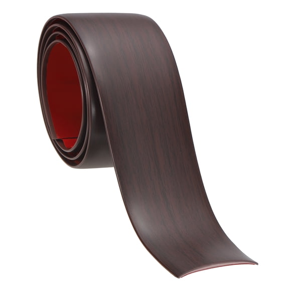 Uxcell Bande de Transition Autocollante pour Plancher 3,3 Pieds x 1,6 Pouces Vinyle Chêne Rouge