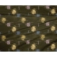 thumbnail image 4 of oneOone Polyester Lycra Fabric Ikat Style Kasuri Print Sewing Fabric BTY 56 Inch Wide, 4 of 4