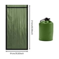thumbnail image 2 of Sac de Couchage d'Urgence Format de Poche Couverture Chaude Isolation Thermique pour Camping en Plein Air Randonnée Aventures, 2 of 6