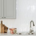 thumbnail image 2 of Fasade Skyline Vinyl Backsplash Kit Gloss White 15 sq ft, 2 of 6