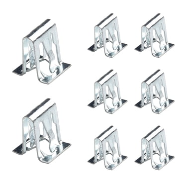 10 Pcs Metal Retainer Clip for Car Dashboards DVD CD Panel Plate (Bulk Pack)