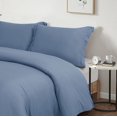 thumbnail image 2 of Swift Home Ultra Soft Solid Duvet Cover Set, King, Blue, 2 of 4