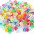thumbnail image 3 of 1000 Pcs Acrylic 9 Color Pony Beads - Glow In The Dark, 3 of 5