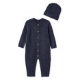 thumbnail image 1 of George Infants' Gender Inclusive Romper 2-Piece Set, 1 of 2