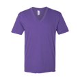 thumbnail image 1 of American Apparel T-Shirt Col en V en Jersey Fin, TP, Violet, 1 of 2
