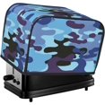 thumbnail image 1 of Toaster Cover 2 Slice Camouflage Dustproof Bread Maker Cover Fingerprint Bakeware Protection Wide Slot Toaster Bag Reusable Kitchen Small Appliance Cover TC278, 1 of 6